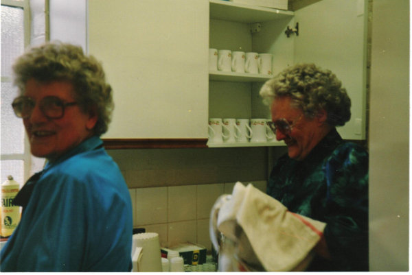 Serving teas at the Heritage Centre 
01-Ramsbottom Heritage Society-01-RHS Activities-017-Heritage Centre
Keywords: 1990