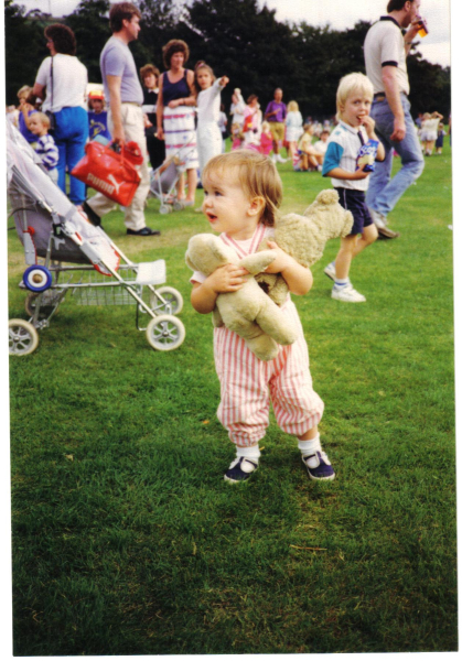 A child holds her teddies at the Teddy Bears picnic in Nuttall Park
14-Leisure-04-Events-001-Nuttall Park Events

Keywords: 1990
