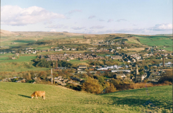 Ramsbottom Centre from Holcombe Hill 
18-Agriculture and the Natural Environment-03-Topography and Landscapes-001-Holcombe Hill
Keywords: 1991