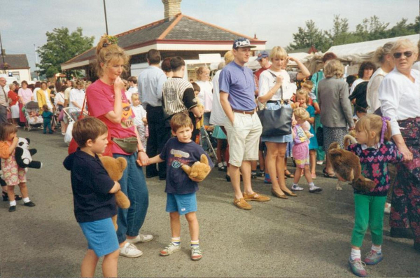 Teddy Bear's picnic on Railway street - was organised by East Lancs Railway
14-Leisure-04-Events-010-Railway 
Keywords: 1993