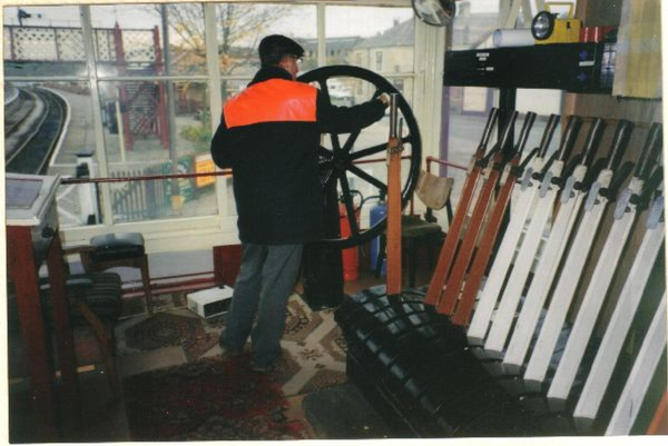Ramsbottom Signal Box inside
16-Transport-03-Trains and Railways-000-General
Keywords: 1995