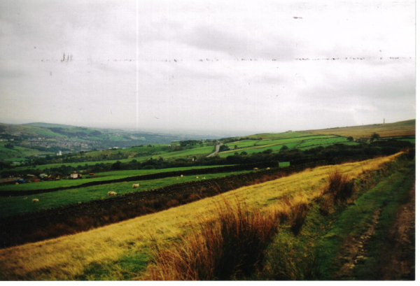 View from the old highway looking south east across Bucken Clough 
18-Agriculture and the Natural Environment-03-Topography and Landscapes-000-General
Keywords: 1997
