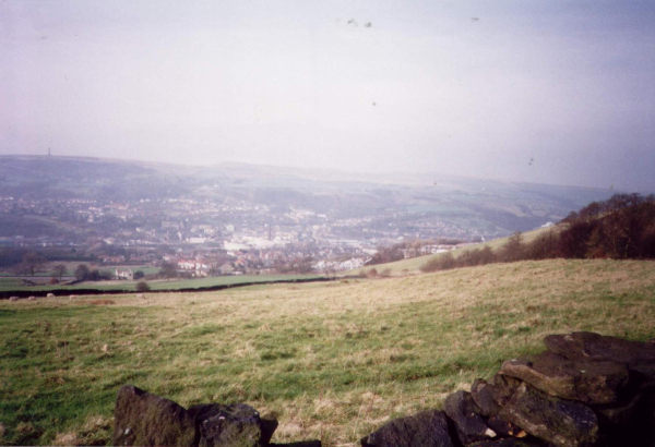 Ramsbottom from above Nangreaves 
18-Agriculture and the Natural Environment-03-Topography and Landscapes-000-General
Keywords: 1998