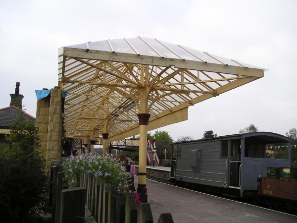 The new canopy at Ramsbottom Station 
16-Transport-03-Trains and Railways-000-General
Keywords: 2007
