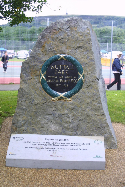 RHS visit to Scout Moor Quarry to choose Nuttall Park stone 
14-Leisure-01-Parks and Gardens-001-Nuttall Park General
Keywords: 2008