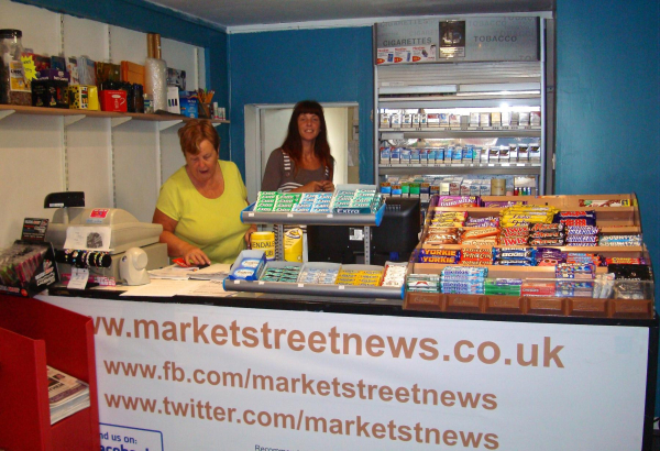 New counter at Market Street News - 24 August 2013  
17-Buildings and the Urban Environment-05-Street Scenes-017-Market Place
Keywords: 2013