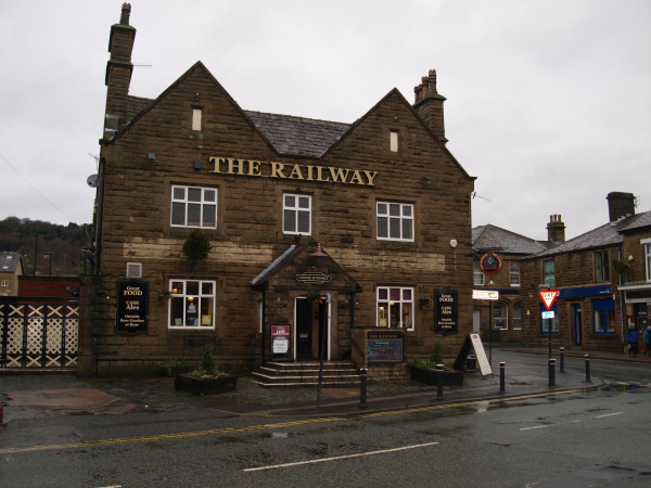 The Railway Pub on a damp New Years Day 
16-Transport-03-Trains and Railways-000-General
Keywords: 2014