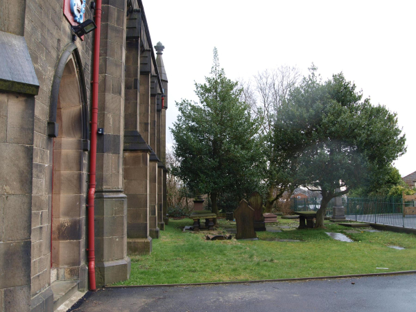 St Andrew's Church Grave yard
06-Religion-01-Church Buildings-002-Church of England  -  St. Andrew, Bolton Street, Ramsbottom
Keywords: 2015