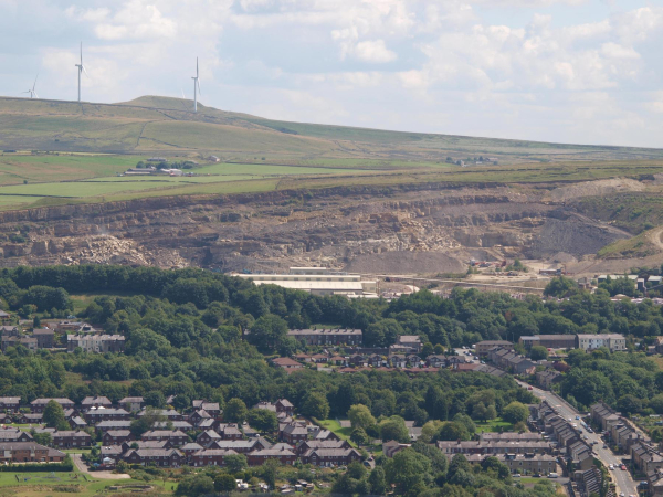 Peel Brow Estate & Quarry from whirl wind form Holcombe Hill 
18-Agriculture and the Natural Environment-03-Topography and Landscapes-001-Holcombe Hill
Keywords: 2015