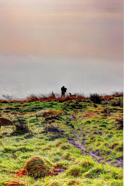 Ramsbottom from Holcombe Hill - One man and his dog 
18-Agriculture and the Natural Environment-03-Topography and Landscapes-001-Holcombe Hill
Keywords: 2016