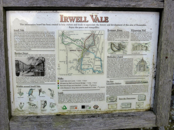 Irwell Vale History Board 
to be catalogued
Keywords: 2016