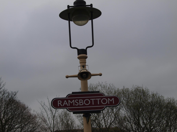 Lamp Standard and Name Plaque Ramsbottom Station East Lanc's 
16-Transport-03-Trains and Railways-000-General
Keywords: 2017