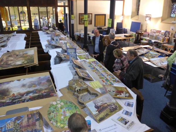 St Paul's Jigsaw Festival  Jigsaws laid out
06-Religion-01-Church Buildings-001-Church of England  - St. Paul, Bridge Street, Ramsbottom
Keywords: 2018