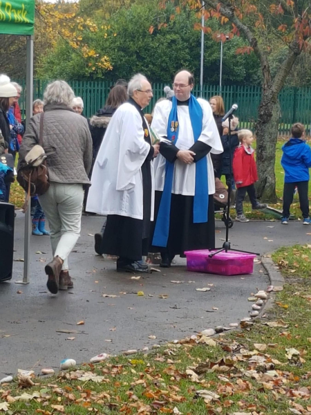 Memorial stone Unveiling Nuttall Park Sunday November 4th 2018 Getting ready for prayers
14-Leisure-01-Parks and Gardens-001-Nuttall Park General
Keywords: 2018