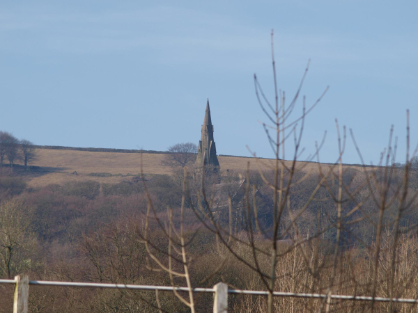 Holcombe Church from Nuttall Park
06-Religion-01-Church Buildings-003-Church of England -  Emmanuel, Holcombe
Keywords: 2018