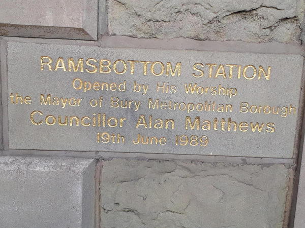 East Lancashire Railway Opening Plaque of the Station 
16-Transport-03-Trains and Railways-000-General
Keywords: 2019
