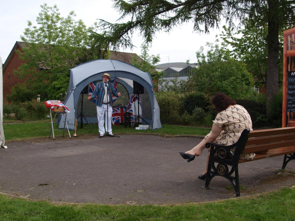 Enjoying the music in St Paul's gardens at the War Weekend
14-Leisure-04-Events-003-1940s weekends
Keywords: 2019