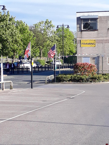 Tesco Car Park getting ready for War Weekend
03-Shops, Restaurants and Hotels-02-Individual shops-001-Supermarkets
Keywords: 2019