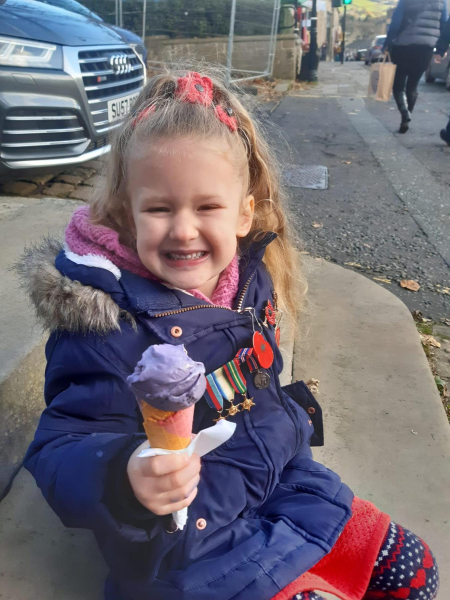 Rememberance Sunday 10-11-2019 Ramsbottom Royal British Legion - -  Time for Ice Cream after a long march 
15-War-03-War Memorials-001-St Paul's Gardens and Remembrance Sunday
Keywords: 2019