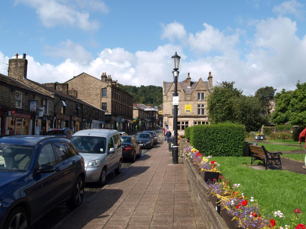Planters out side St Pauls Church on Bridge Street
06-Religion-02-Church Activities-001-Church of England  - St. Paul, Bridge Street, Ramsbottom
Keywords: 2019