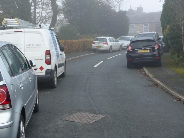 Congestion on Alderwood Grove. Pavements are for pedestrians? 
17-Buildings and the Urban Environment-05-Street Scenes-011-Edenfield
Keywords: 2019