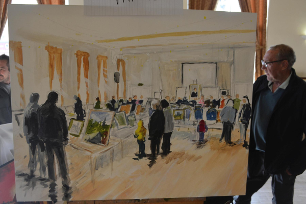 Live painting at the Ramsbottom Heritage Art Exhibition 
01-Ramsbottom Heritage Society-01-RHS Activities-009-2019 Art Exhibition in Civic Hall
Keywords: 2019