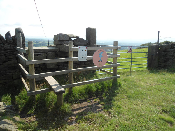 Stile on way to Top of Hill  
18-Agriculture and the Natural Environment-03-Topography and Landscapes-001-Holcombe Hill
Keywords: 2021