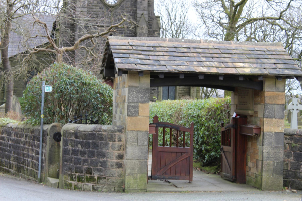 Lynch Gate Holcombe Church 
06-Religion-01-Church Buildings-003-Church of England -  Emmanuel, Holcombe
Keywords: 2022