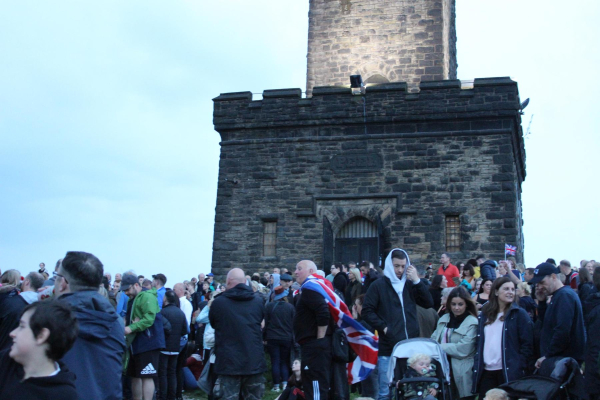 Queen Elizabeth II Platinum Jubilee Celebrations on Holcombe Hill lighting a beacon 
18-Agriculture and the Natural Environment-03-Topography and Landscapes-001-Holcombe Hill
Keywords: 2022