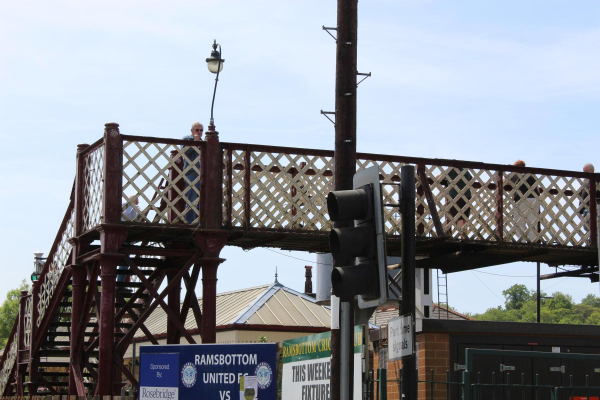 Bridge over Railway Lines Ramsbottom Station 
16-Transport-03-Trains and Railways-000-General
Keywords: 2023