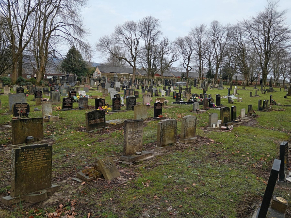 Ramsbottom Cemetery in winter
17-Buildings and the Urban Environment-05-Street Scenes-007-Cemetery Road
Keywords: 2025