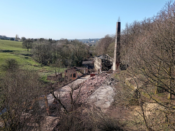 Edenwood Calico mill being demolished 
02-Industry-01-Mills-026-Edenwood Mill 
Keywords: 2025