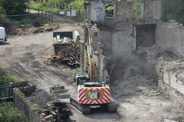 Edenwood Calico mill being demolished 
02-Industry-01-Mills-026-Edenwood Mill 
Keywords: 2025