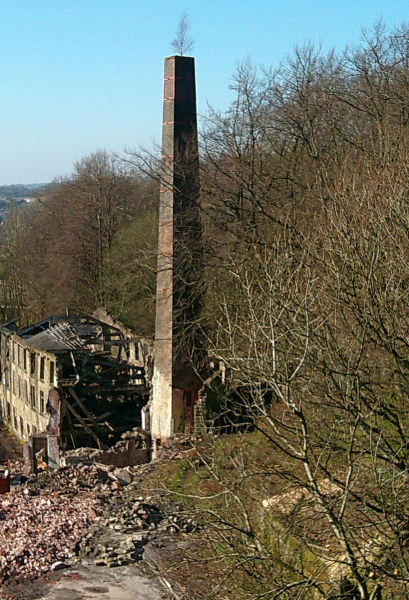 Edenwood Calico mill being demolished 
02-Industry-01-Mills-026-Edenwood Mill 
Keywords: 2025