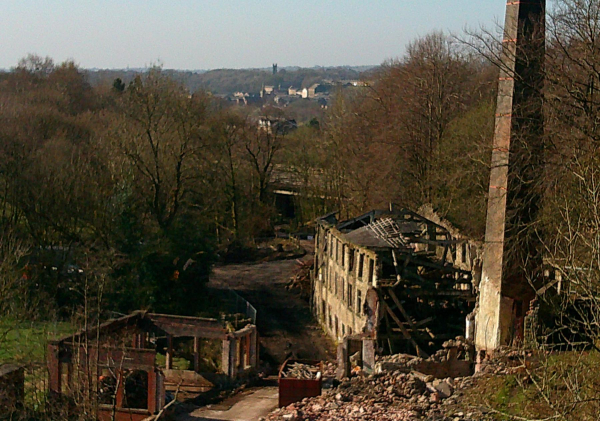 Edenwood Calico mill being demolished 
02-Industry-01-Mills-026-Edenwood Mill 
Keywords: 2025
