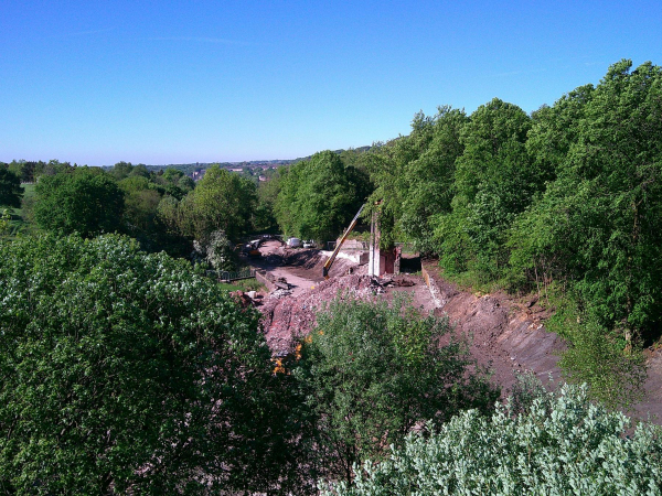 Edenwood Calico mill being demolished 
02-Industry-01-Mills-026-Edenwood Mill 
Keywords: 2025