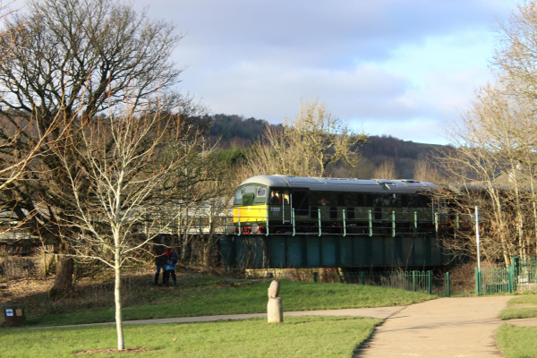Deisel Train East Lanc's Railway going to Bury
14-Leisure-04-Events-010-Railway 
Keywords: 2025