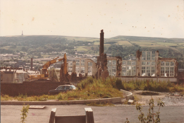 Peel Brow school being demolished - July 1982 
05-Education-02-Secondary Schools-001-Ramsbottom Secondary School
Keywords: 1982