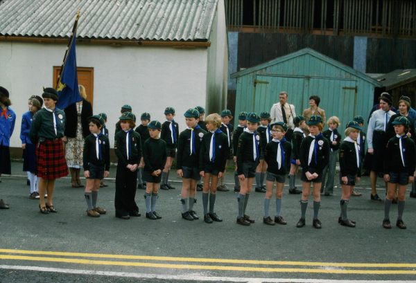 Whit walk - cub parade - donated by Tony Tickle via Facebook. The photographer was John Geoffrey Duckworth who was Chief Engineer for Ramsbottom Urban District Council.  Photo taken on slide in the 1960s
06-Religion-03-Churches Together-001-Whit Walks
Keywords: 1969