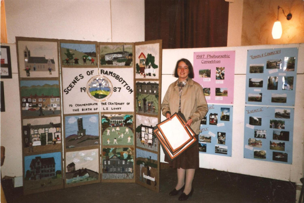 Ramsbottom Heritage Centre first Annual General Meeting and Photographic Competition. Also prize for Greenmount School, winners of Childrens Lowry Centenary competition, given by Maggie Henfield
01 - Ramsbottom Heritage Society - 01 - Activities
Keywords: Bury-Archive