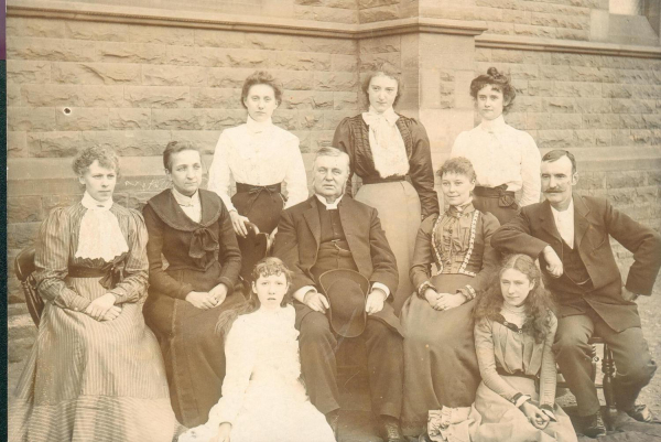 St. Andrews School staff with Rev. H. V, Johns early 20th C
05 - Education - 01 - Primary Schools
Keywords: Bury-Archive