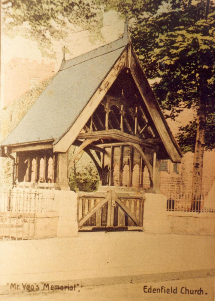 The Lychgate, Edenfield Parish Church Mr Yeo's Memorial
06 - Religion - 01 - Church Buildings
Keywords: Bury-Archive
