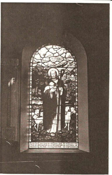 Stained glass window in Wesleyan Methodist Church, Market Place 
06 - Religion - 01 - Church Buildings
Keywords: Bury-Archive