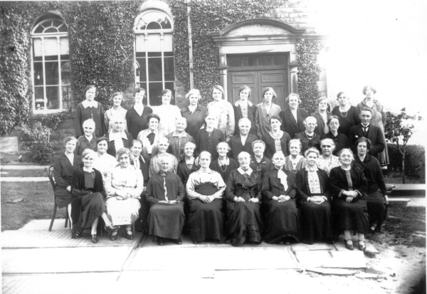 Ladies of Park church in the 1920's(mirror image positive) 
06 - Religion - 02 - Church Activities
Keywords: Bury-Archive