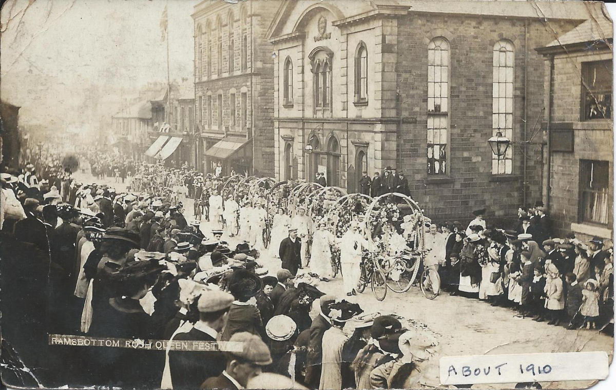  Cycle floats at   Rose Queen Festival
06 - Religion - 02 - Church Activities
Keywords: Bury-Archive
