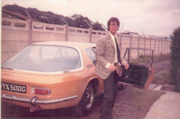 2 pics of Cliff Richards Jensen car in Ramsbottom Sept l969 C.R. joined Ramsbottom Crusaders (young Methodists) festival 
12 - Customs and Traditions - 02 - Local Events
Keywords: Bury-Archive