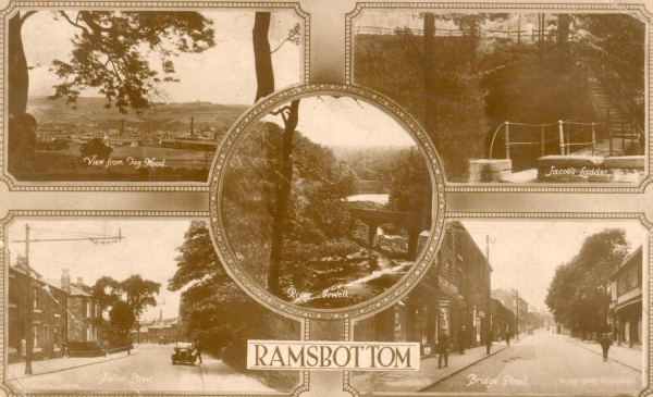 P/c posted 1932.  Views of Rams 
14 - Leisure - 03 - Tourism
Keywords: Bury-Archive