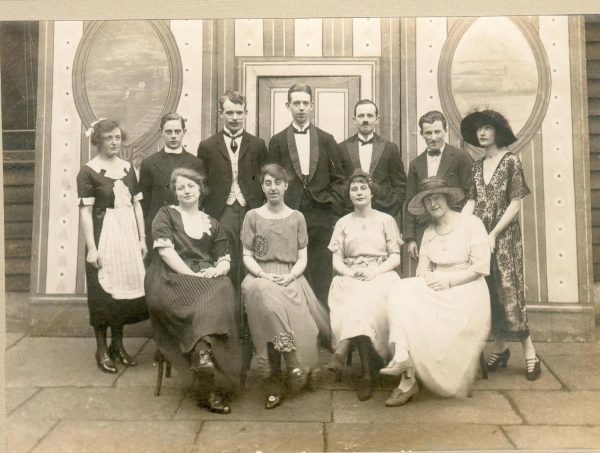 St. Pauls Drama Group cast in unknown play c.l920-21 Cast named and described on back
14 - Leisure - 04 - Events
Keywords: Bury-Archive