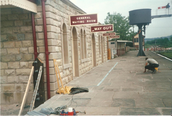 Ramsbottom Rail station rebuilding and opening 1988-89. (24snaps) Donated by David Krystofiak. 
16 - Transport - 03 - Trains and Railways
Keywords: Bury-Archive