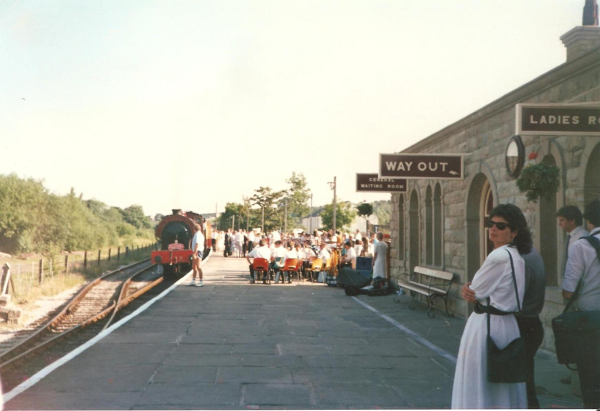 Ramsbottom Rail station rebuilding and opening 1988-89. (24snaps) Donated by David Krystofiak. 
16 - Transport - 03 - Trains and Railways
Keywords: Bury-Archive